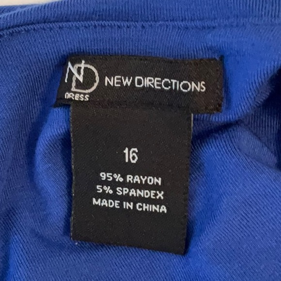 NEW DIRECTION SLEEVELESS DRESS NWOT SIZE 16 - Picture 4 of 4